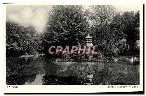 Cartes postales Tarbes Jardin Massey L&#39ile