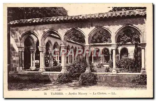 Cartes postales Tarbes Jardin Massey Le cloitre