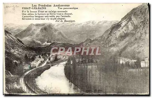 Cartes postales Ussat Les Bains Vue Panoramique