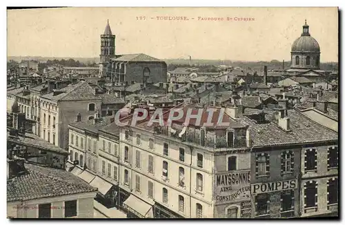 Cartes postales.Toulouse Faubourg St Cyprien