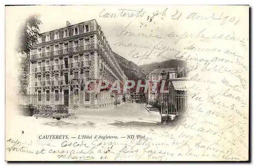 Cartes postales.Cauterets L&#39Hotel D&#39Angleterre