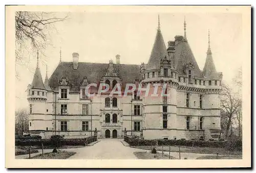 Cartes postales Chateau d&#39Azay le Rideau Facade nord