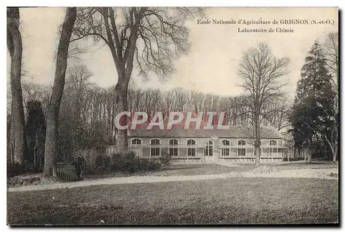 Ansichtskarte AK Ecole Nationale d&#39Agriculture De Grignon Laboratoire De Chimie