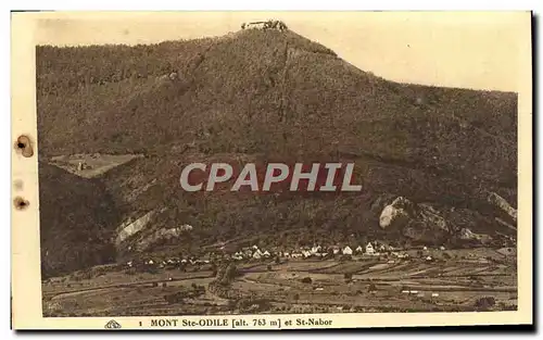 Cartes postales Mont Ste Odile Et St Nabor