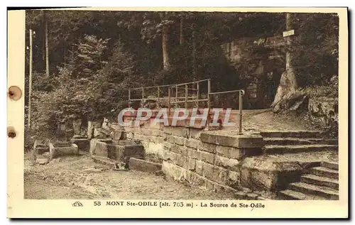 Cartes postales Mont Ste Odile la Source De Ste Odile