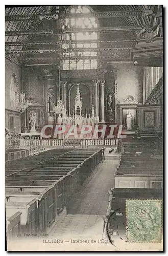 Cartes postales Illiers Interieur De l&#39Eglise