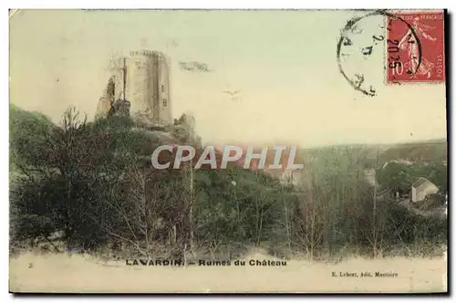 Cartes postales Lavardin Ruines Du Chateau