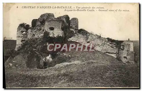 Cartes postales Chateau D&#39Arques La Bataille Vue Generale Des Ruines