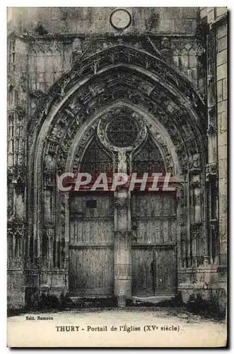 Cartes postales Thury Portail De l&#39Eglise