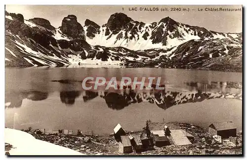 Cartes postales Lac D&#39Allos Le Chalet Restaurant