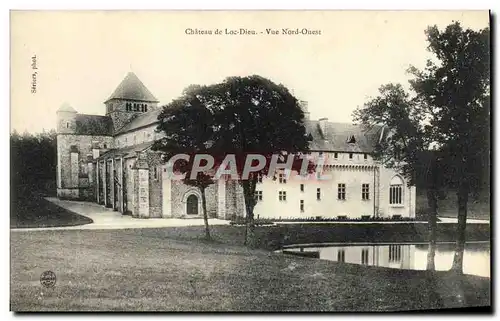 Cartes postales Chateau De Loc Dieu Vue Nord Ouest