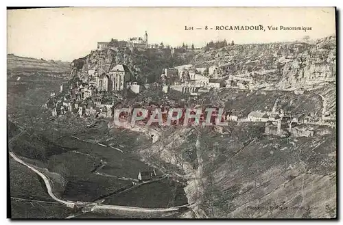 Cartes postales Rocamadour Vue Panoramique