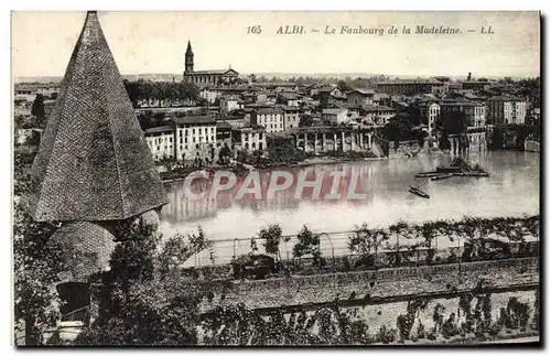 Ansichtskarte AK Albi Le Faubourg De La Madeleine