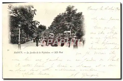 Cartes postales Nancy Le Jardin De La Pepiniere