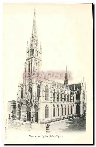 Cartes postales Nancy Eglise Saint Epvre