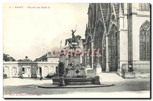 Cartes postales Nancy Statue De Rene II