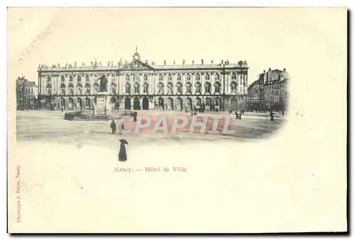 Cartes postales Nancy Hotel De Ville