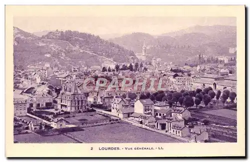 Cartes postales Lourdes Vue Generale