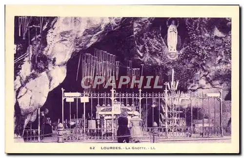 Cartes postales Lourdes La Grotte