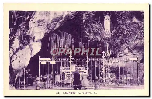 Cartes postales Lourdes La Grotte