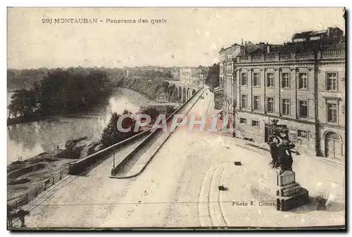 Cartes postales Montauban Panorama Des Quais
