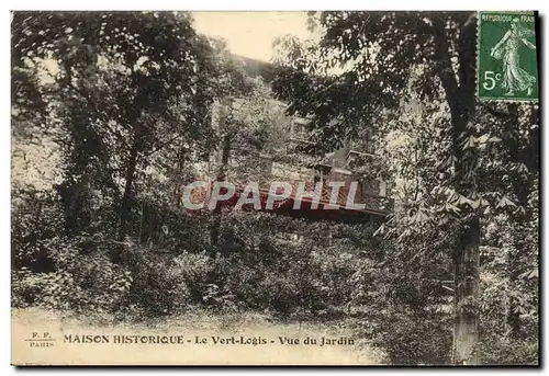 Cartes postales Maison Historique Le Vert Logis Vue Du Jardin