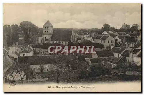 Cartes postales Montigny Sur Loing Vue Generale