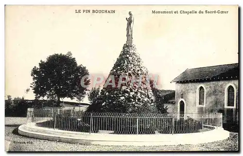 Cartes postales Le Pin Bouchain Monument Et Chapelle Du Sacre Coeur