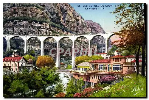 Cartes postales Les Gorges Du Loup Le Viaduc