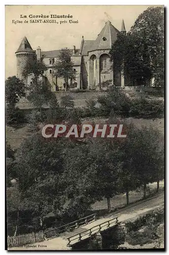 Ansichtskarte AK La Correze Illustree Eglise De Saint Angel Pres Ussel