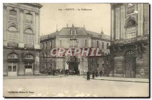 Cartes postales Nancy La Prefecture