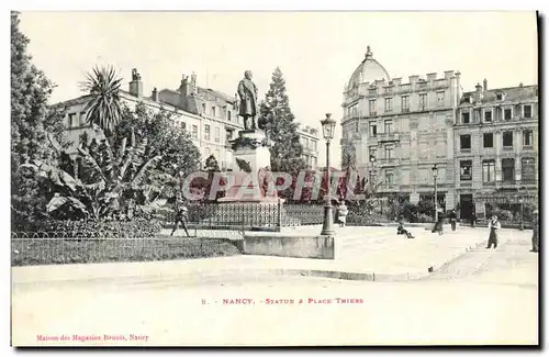 Cartes postales Nancy Statue & Place Thiers