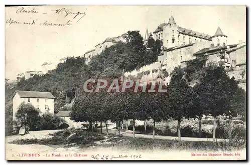 Cartes postales Liverdun Le Moulin Et Le Chateau