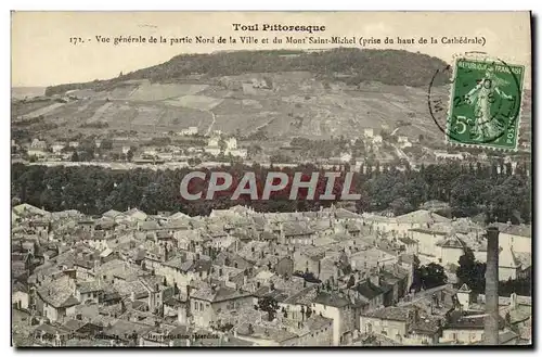 Ansichtskarte AK Toul Pittoresque Vue Generale De La Partie Nord De La Ville Et Du Mont Saint Michel prise du hau