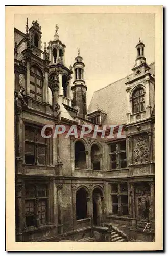 Cartes postales Le Pays Normand Caen Cour De L&#39Hotel D&#39Escoville