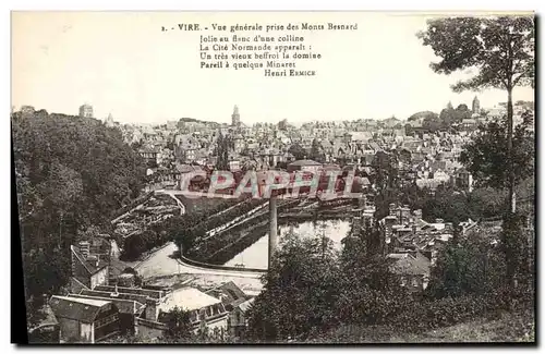 Cartes postales Vire Vue Generale Prise Des Monts Besnard