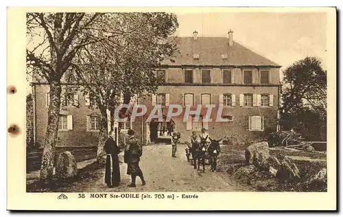 Cartes postales Mont Ste Odile Entree Voiture a ane