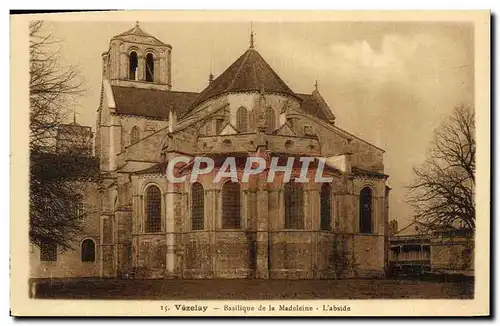 Cartes postales Vezelay Basilique De La Madeleine L&#39Abside