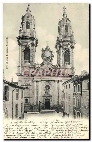 Ansichtskarte AK Luneville Eglise Saint Jacques