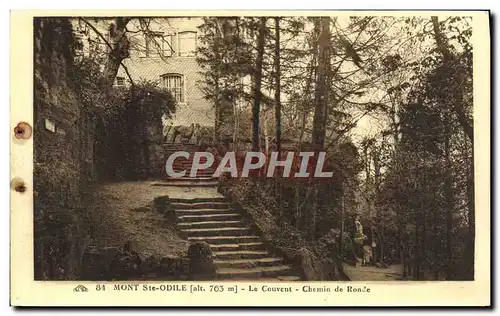 Cartes postales Mont Ste Odile Le Couvent Chemin De Ronde