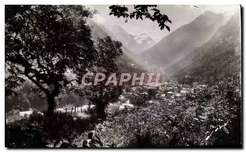 Moderne Karte Cauterets Vue Generale