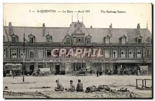 Cartes postales St Quentin La Gare Enfants