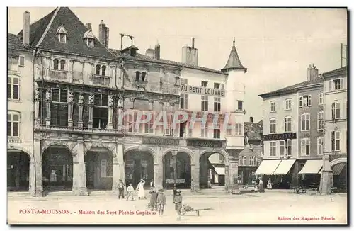 Cartes postales Pont A Mousson Maison Des Sept Peches Capitaux