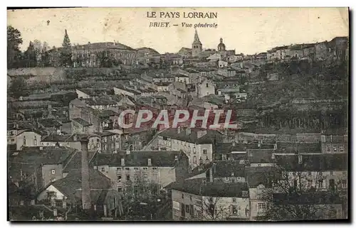 Cartes postales Le Pays Lorrain Briey Vue Generale