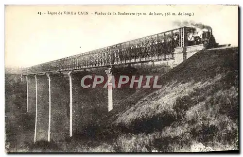 Ansichtskarte AK Ligne De Vire A Caen Viaduc De La Souleuvre Train