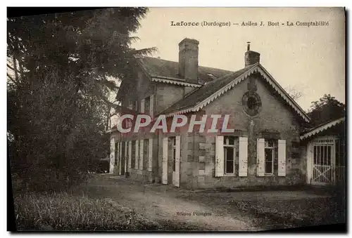 Cartes postales Laforce Asiles J Bost La Comptabilite