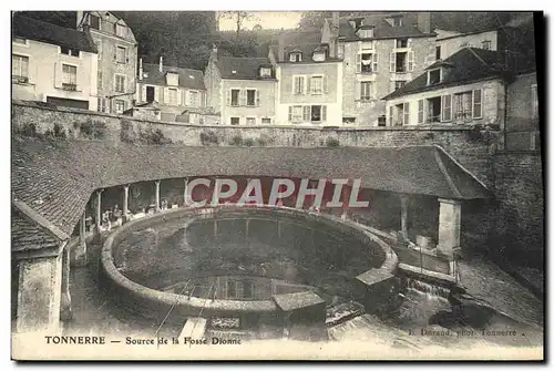 Cartes postales Tonnerre Source De la Fosse Dionne Lavoir