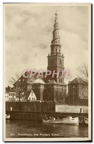 Ansichtskarte AK Kobenhavn Vor Frelsers Kirke