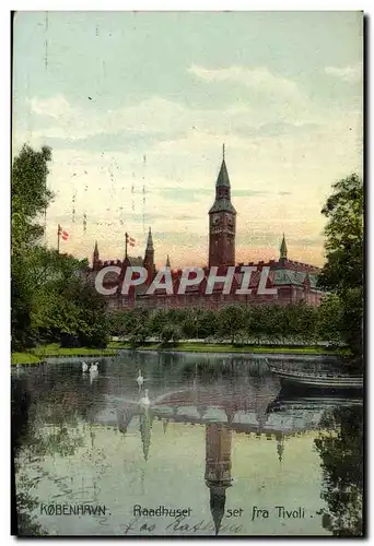 Cartes postales Kobenhavn Raadhuset Set Fra Tivoli