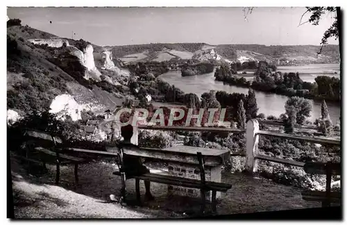 Cartes postales moderne Les Andelys La Vallee de la Seine sur la table d&#39orientation